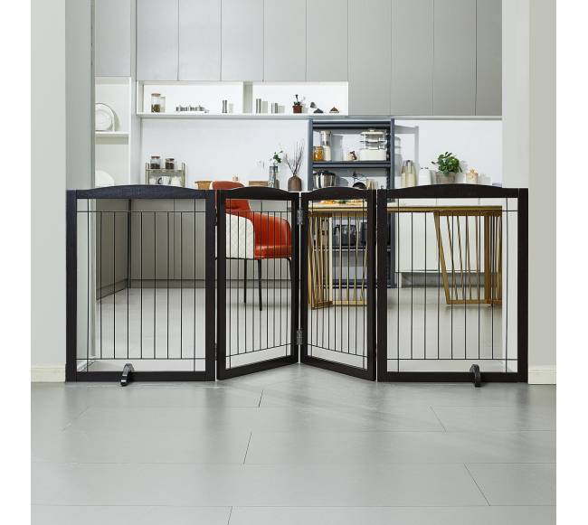 Sulankstoma nepriklausoma šunų tvorela ruda7