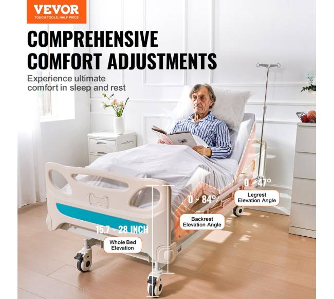 Elektrinė daugiafunkcinė ligoninės lova1