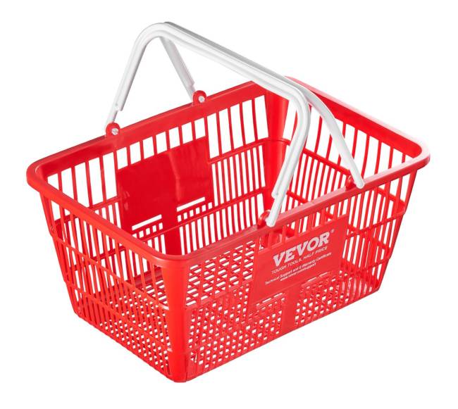 Prekybinis krepšelis su rankena ir stovu, 21L10