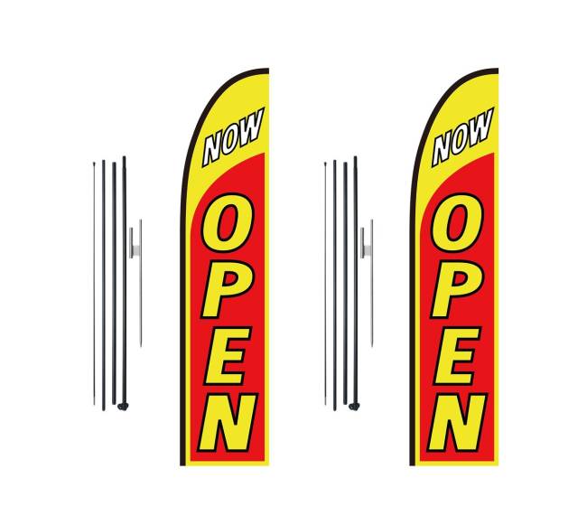 Verslo reklamos vėliavos ir stovi 16,3 m0