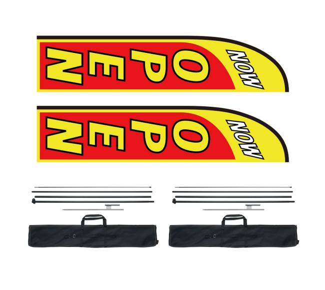 Verslo reklamos vėliavos ir stovi 16,3 m8