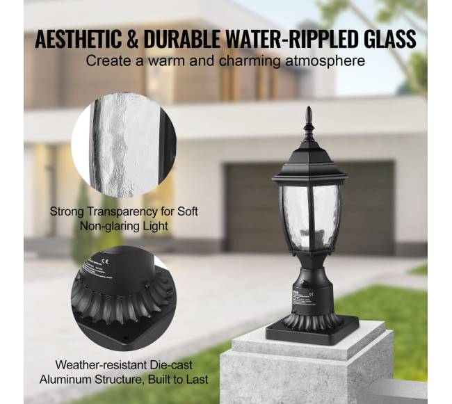 Lauko lempa su jutikliu 400 mm6