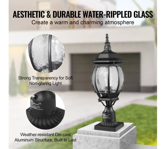 2 lauko šviestuvai su 530 mm stulpu6