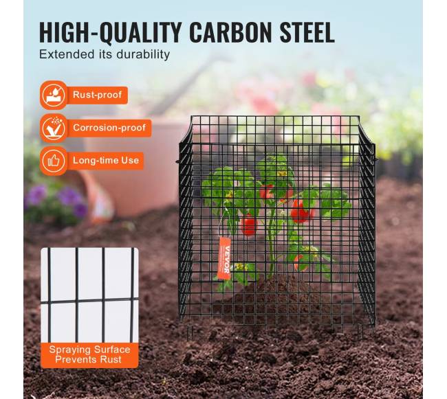 10 vnt. augalų apsauga nuo gyvūnų 30x30 cm2