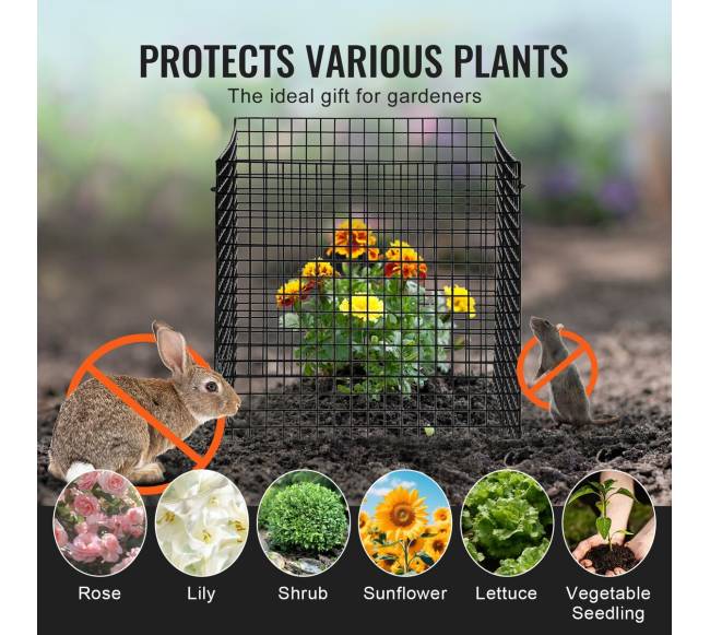 10 vnt. augalų apsauga nuo gyvūnų 30x30 cm5