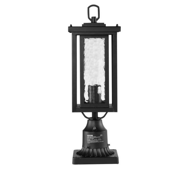 Lauko šviestuvas su jutikliu ir stulpu9