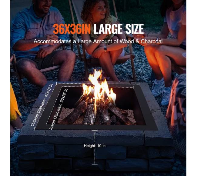 Kvadratinis 42x42 cm laužavietės žiedas2