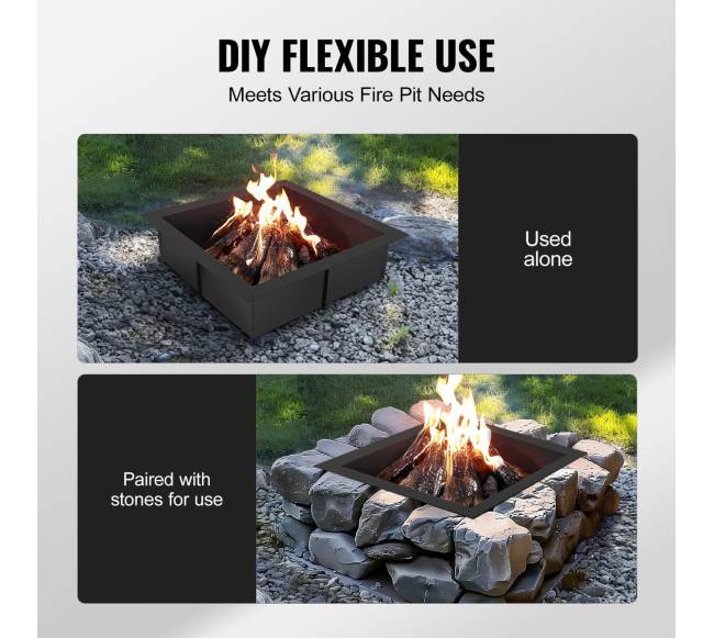 Kvadratinis 42x42 cm laužavietės žiedas3