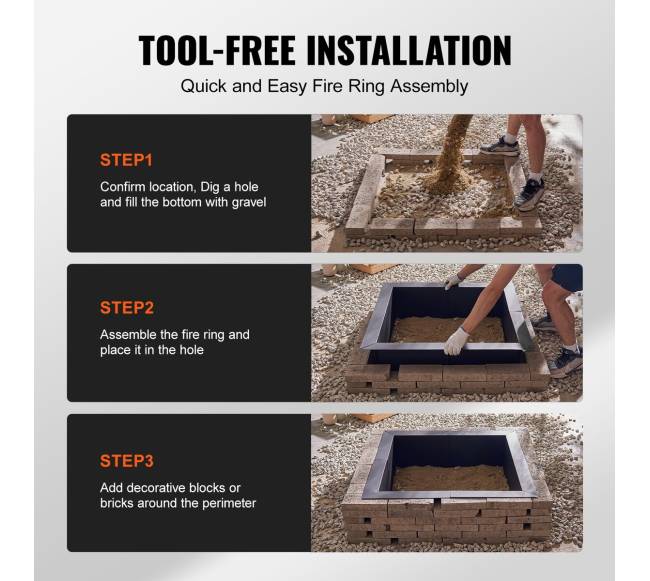 Kvadratinis 42x42 cm laužavietės žiedas4