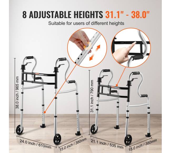 Sulankstomas vaikštynės su reguliuojamu aukščiu3