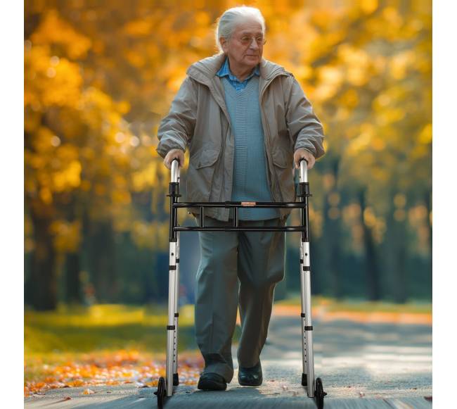 Sulankstomas vaikštynės su reguliuojamu aukščiu7