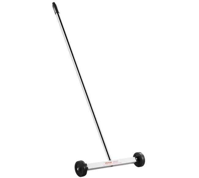 Magnetinis surinkėjas su ratais 15 cm reguliuojama rankena9