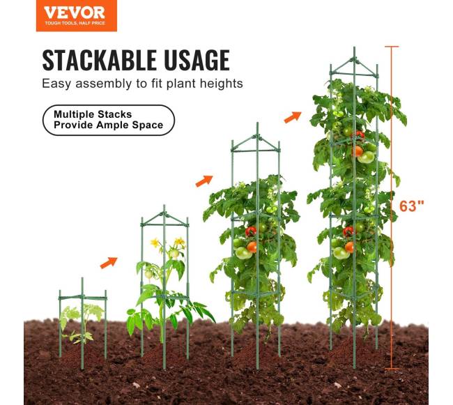 Pomidorų narvai sodui, augalų atramos1