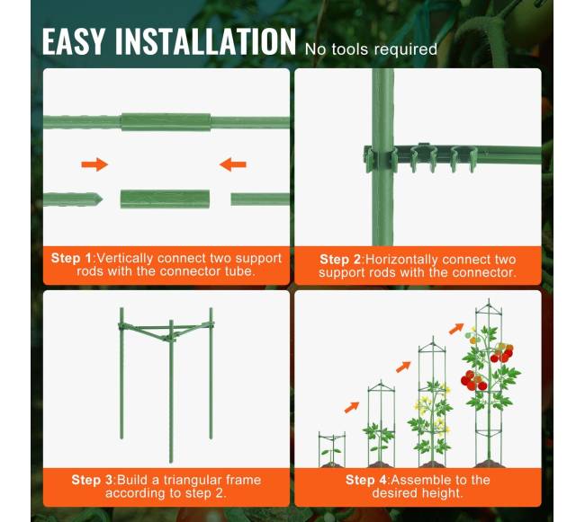 Pomidorų narvai sodui, augalų atramos3