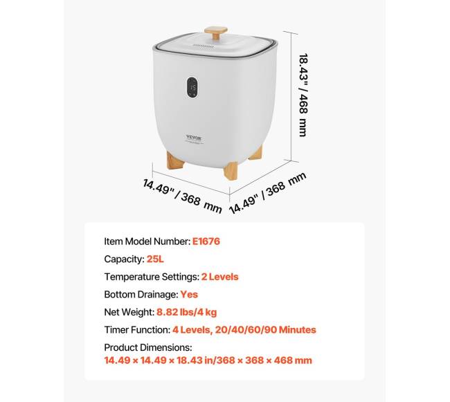 25L rankšluosčių šildytuvas su LED ekranu6