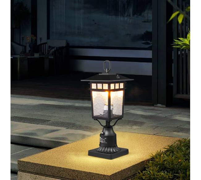 lauko lempa su šviesos jutikliu, 400 mm stulpas7