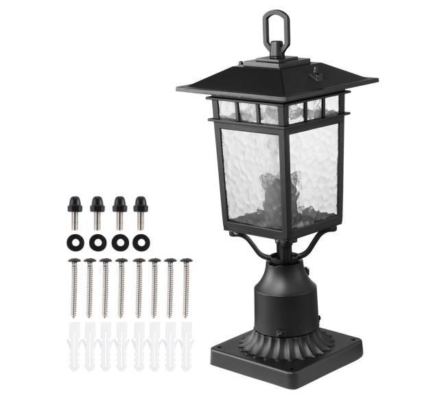 lauko lempa su šviesos jutikliu, 400 mm stulpas8