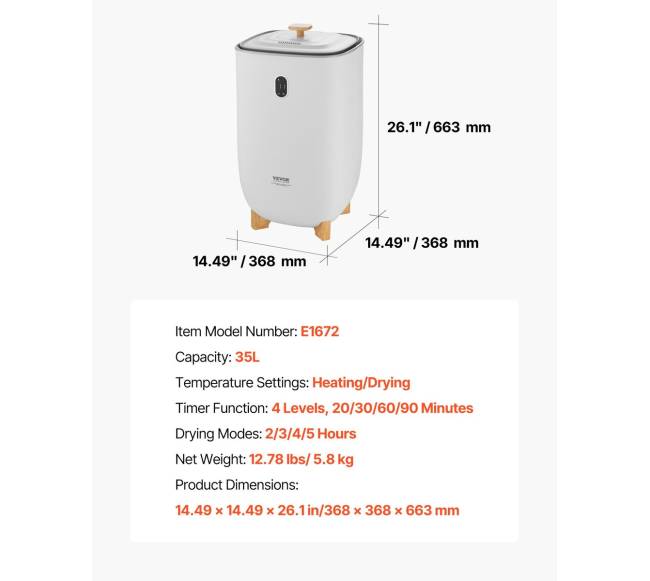 35L rankšluosčių šildytuvas su LED ekranu ir laikmačiu6