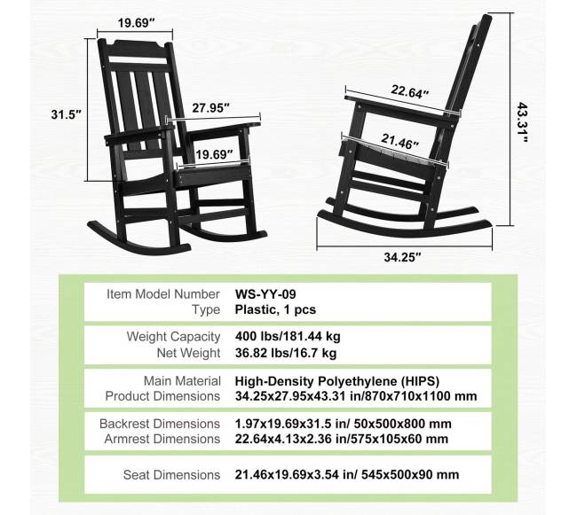 Lauko supamuoji kėdė su aukšta atlošu6