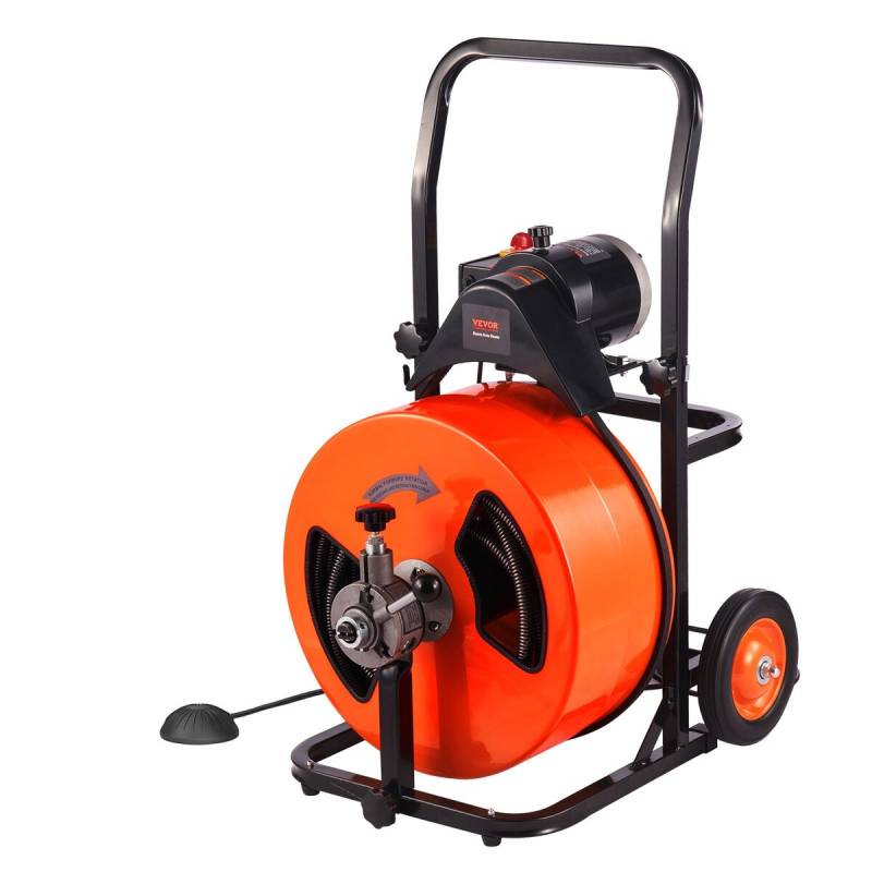 Elektrinė kanalizacijos valymo mašina su sraigtu0