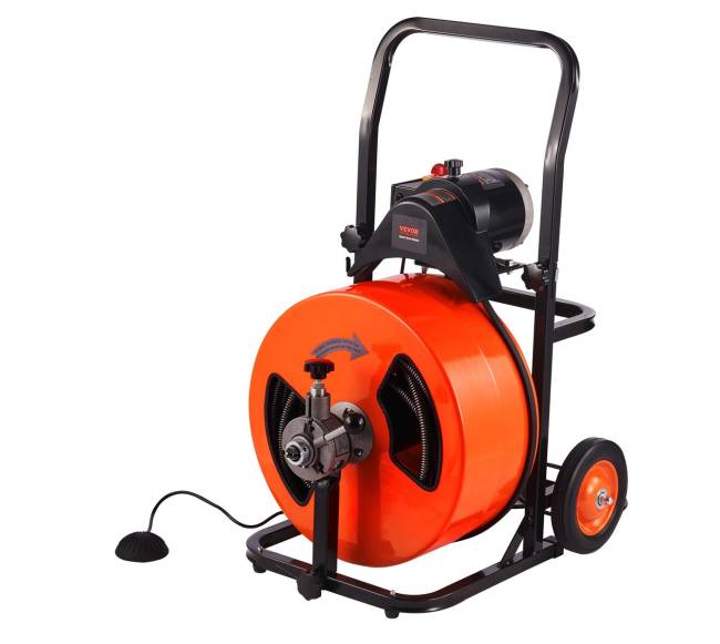 Elektrinė kanalizacijos valymo mašina su sraigtu8