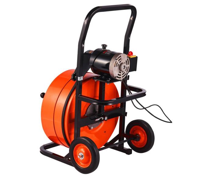 Elektrinė kanalizacijos valymo mašina su sraigtu10