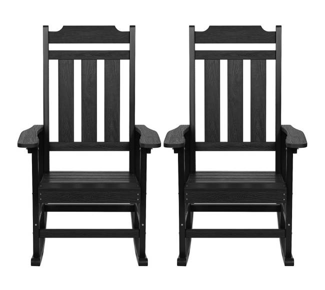 sodo supama kėdė plastikinė 2 vnt0