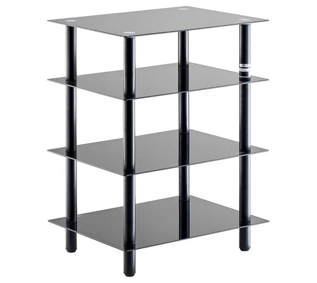 4 lentynų AV stovas iš tvirto stiklo10