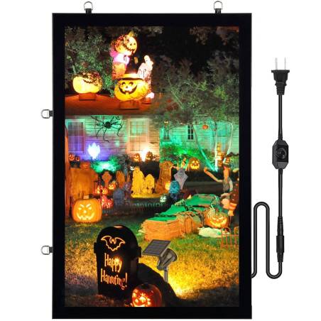 LED šviesdėžė plakatams, 962x632 mm, juoda0