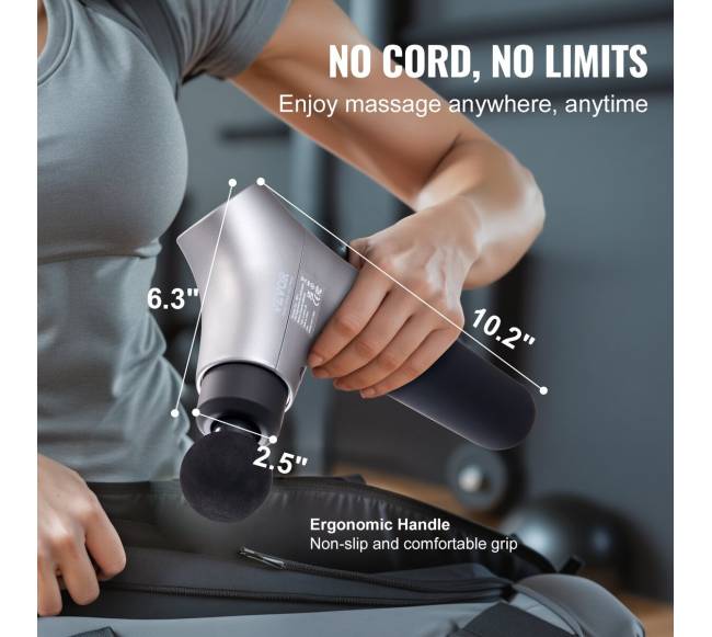 Giliųjų audinių masažuoklis su 6 greičiais5