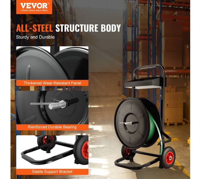 Pakavimo vežimėlis PETPP juostoms1