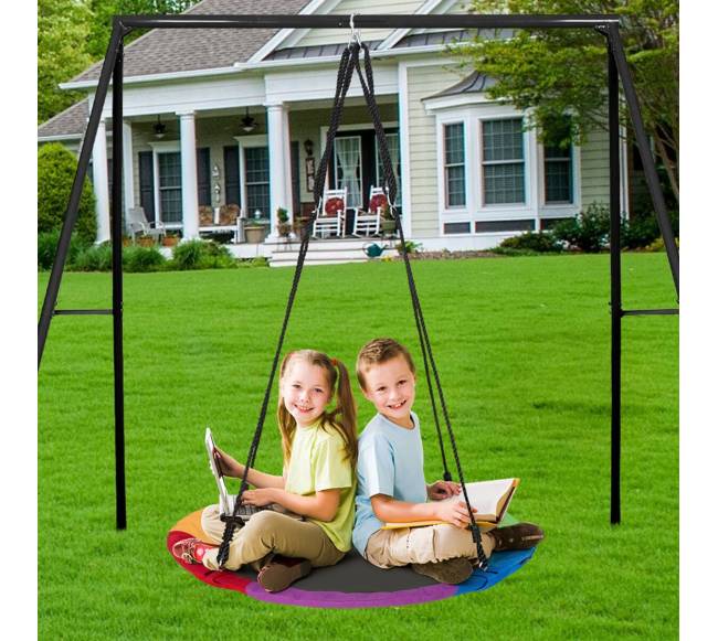 Virvinės sūpynės 101 cm multicolor7