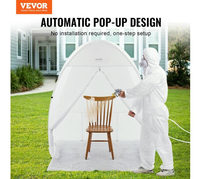 Nešiojama purškimo palapinė 152x152x178 cm1