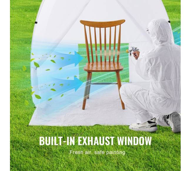 Nešiojama purškimo palapinė 152x152x178 cm3