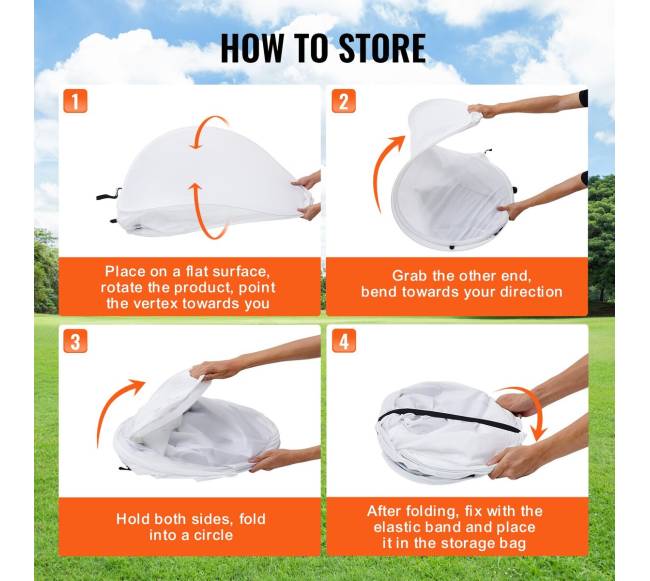 Nešiojama purškimo palapinė 152x152x178 cm4