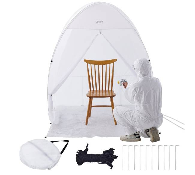 Nešiojama purškimo palapinė 152x152x178 cm8