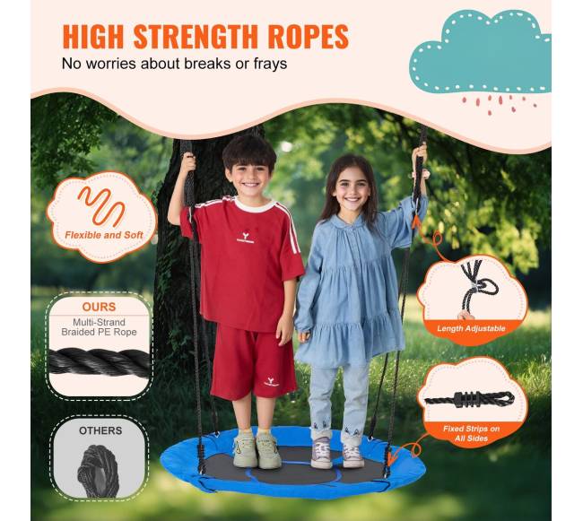 Sodo supynės lėkštutė, mėlynos spalvos3