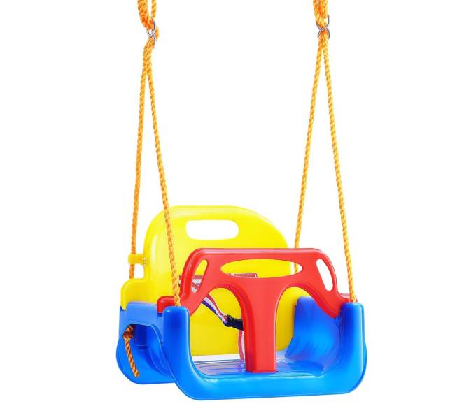 3-in-1 sūpynės vaikams su reguliuojamomis virvėmis9