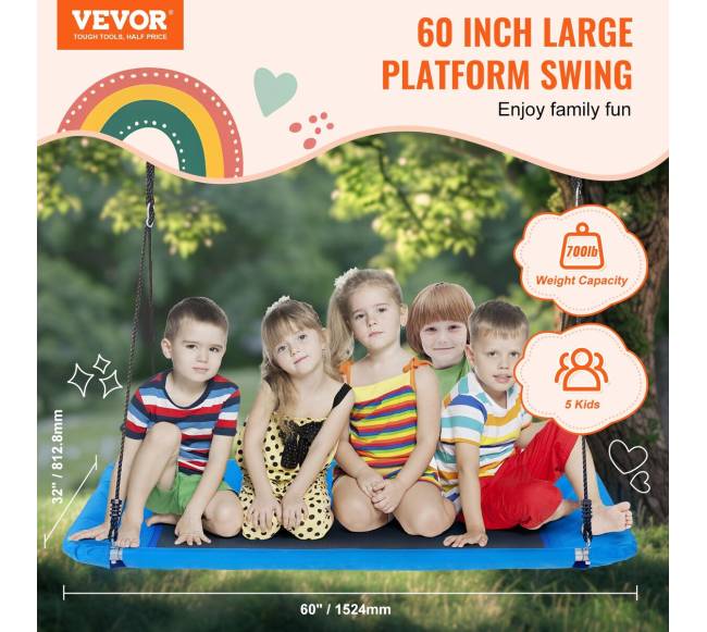 Vaikams skirtas platforminis sūpynės medis1