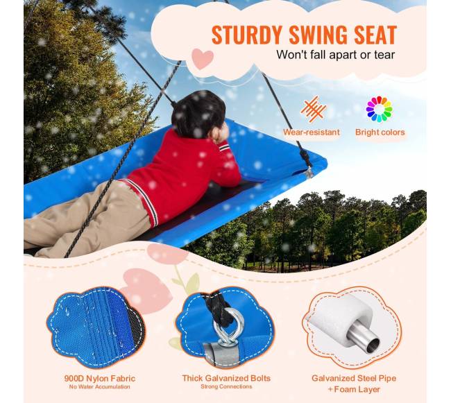 Vaikams skirtas platforminis sūpynės medis2