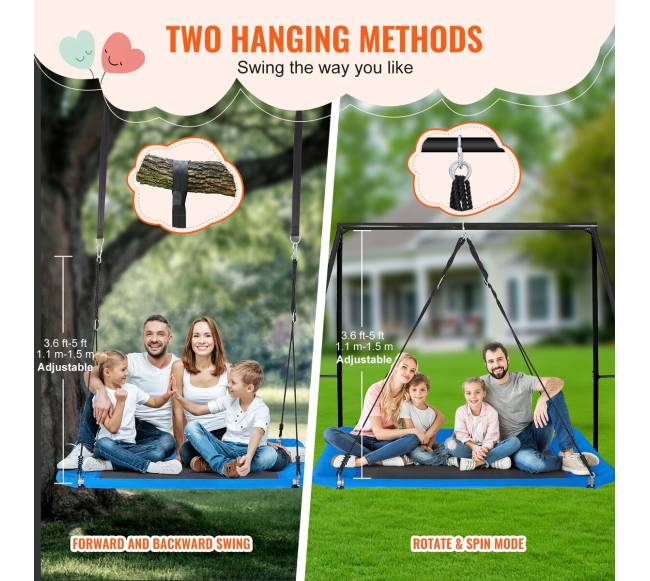 Vaikams skirtas platforminis sūpynės medis5