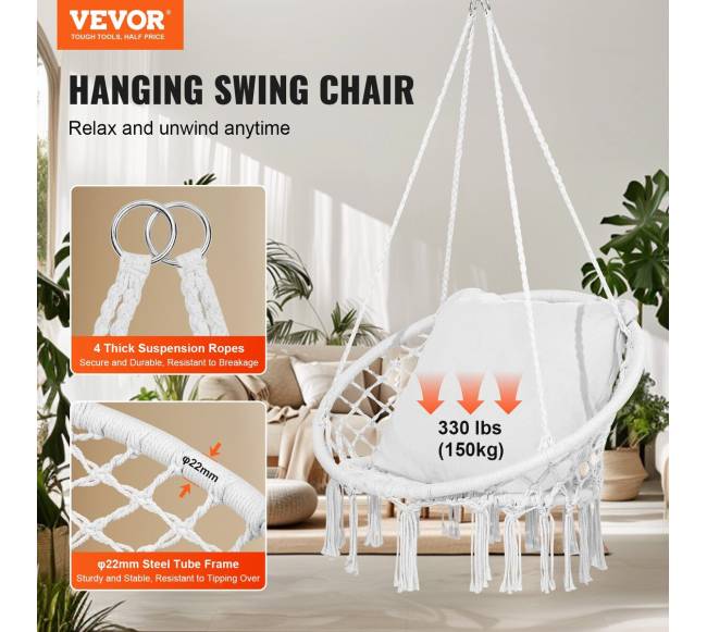 Kabantis supamas hamakas su pagalvėle1