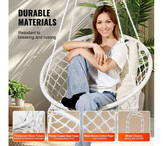 Kabantis supamas hamakas su pagalvėle2