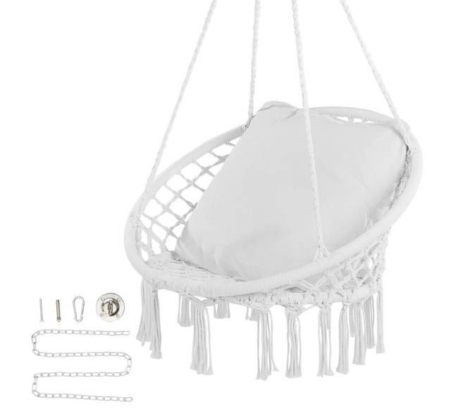 Kabantis supamas hamakas su pagalvėle8