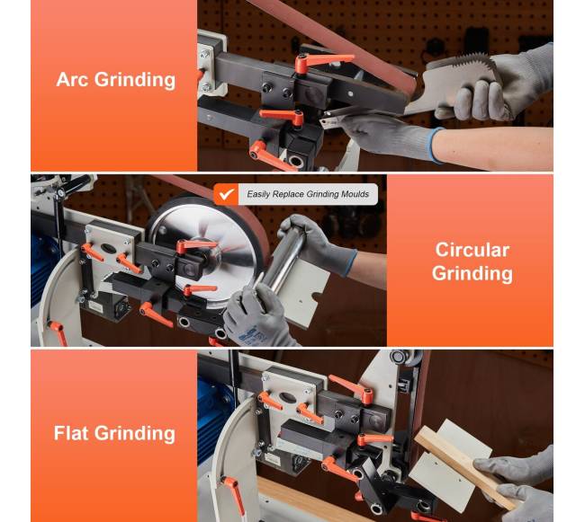 Juostinis šlifuoklis 1828.8 x 50.8mm su VFD4