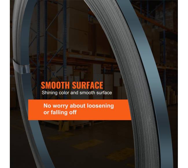 Plieninės pakavimo juostos 12.7 mm x 100 m5