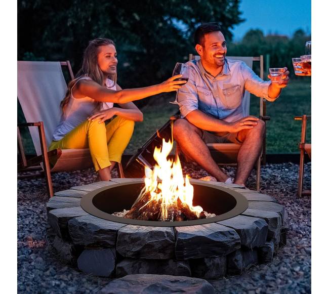 Apvalus laužo žiedo įdėklas 40 cm7