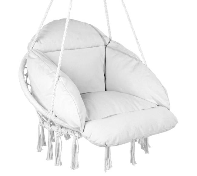 Pakabinama hamako kėde su pagalve0