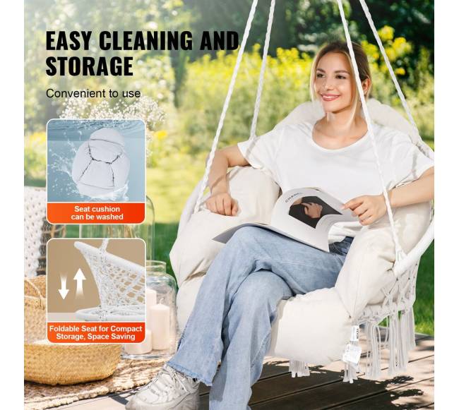 Pakabinama hamako kėde su pagalve5