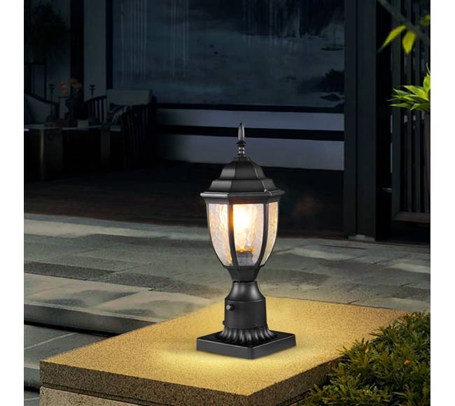 2 vnt. sutemos-aušra lauko šviestuvai 390 mm7